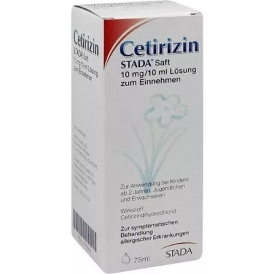 CETIRIZIN STADA Saft 10 mg/10 ml, 75 ml