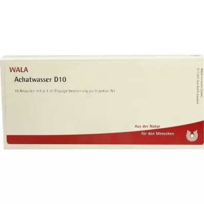 ACHATWASSER D 10 Ampullen, 10X1 ml