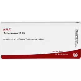 ACHATWASSER D 15 Ampullen, 10X1 ml