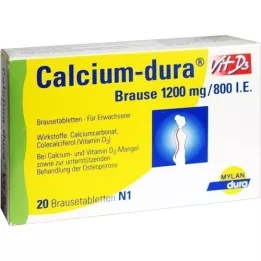 CALCIUM DURA Vit D3 Brause 1200 mg/800 I.E., 20 St