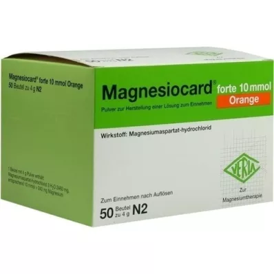 MAGNESIOCARD forte 10 mmol Orange Plv.z.H.e.L.z.E., 50 St