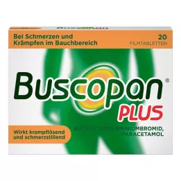BUSCOPAN plus 10 mg/500 mg Filmtabletten, 20 St