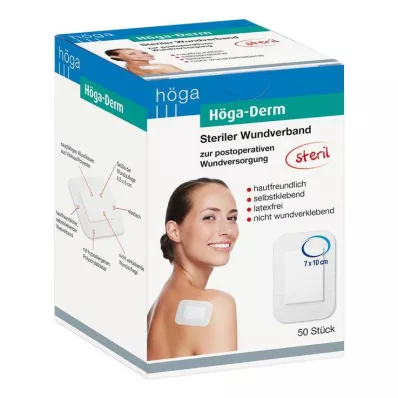 HÖGA-DERM steriles Pflaster 70x100 mm, 50 St