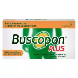 BUSCOPAN plus 10 mg/800 mg Suppositorien, 10 St