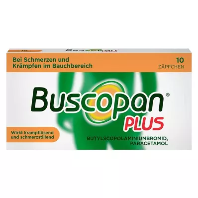 BUSCOPAN plus 10 mg/800 mg Suppositorien, 10 St BUSCOPAN plus 10 mg/800 mg Suppositorien, 10 St