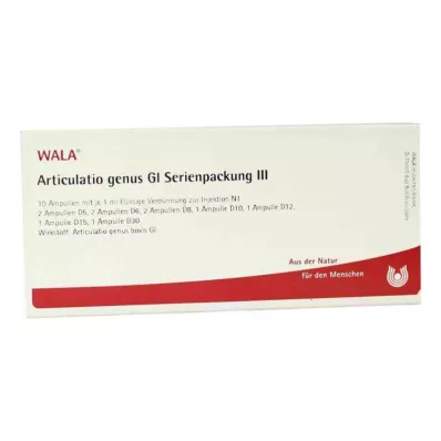 ARTICULATIO genus GL Serienpackung 3 Ampullen, 10X1 ml