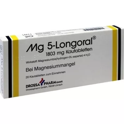 MG 5 LONGORAL Kautabletten, 20 St