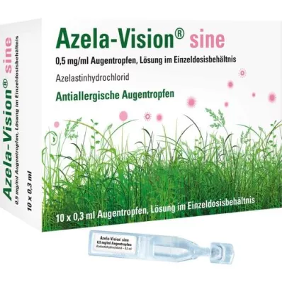 AZELA-Vision sine 0,5 mg/ml Augentr.i.Einzeldosis., 10X0.3 ml