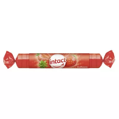 INTACT Traubenzucker Rolle Erdbeere, 1 St