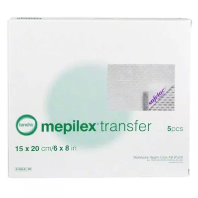 MEPILEX Transfer Schaumverband 15x20 cm steril, 5 St