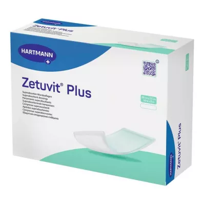 ZETUVIT Plus extrastarke Saugkompr.steril 20x25 cm, 10 St
