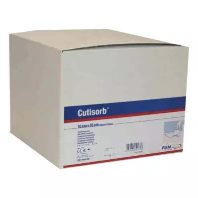 CUTISORB Saugkompressen unsteril 10x10 cm, 100 St CUTISORB Saugkompressen unsteril 10x10 cm, 100 St