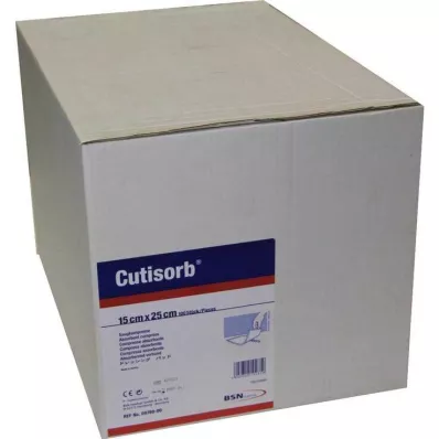 CUTISORB Saugkompressen unsteril 15x25 cm, 100 St