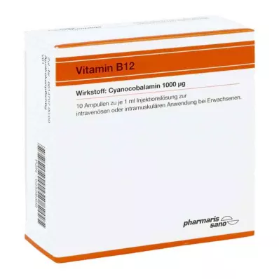 VITAMIN B12 RÖWO 1.000 μg Ampullen, 10X1 ml