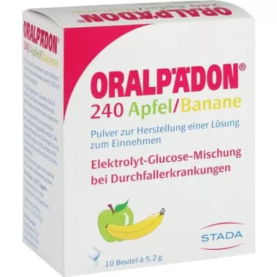 ORALPÄDON 240 Apfel Banane Pulver, 10 St