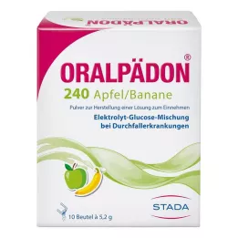 ORALPÄDON 240 Apfel Banane Pulver, 10 St
