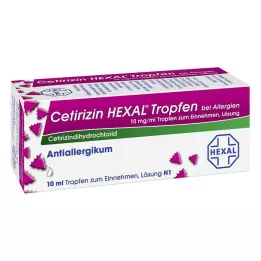 CETIRIZIN HEXAL Tropfen bei Allergien, 10 ml