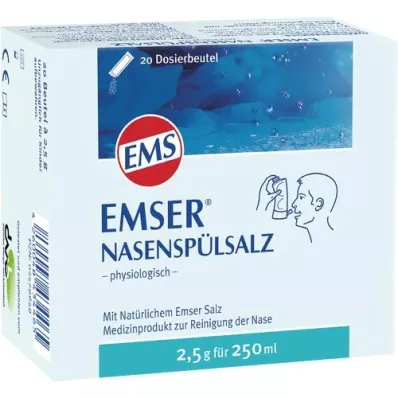 EMSER Nasenspülsalz physiologisch Btl., 20 St