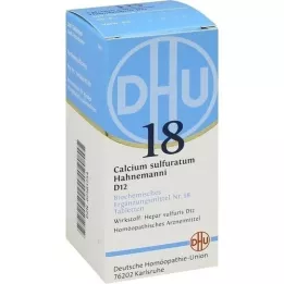 BIOCHEMIE DHU 18 Calcium sulfuratum D 12 Tabletten, 200 St