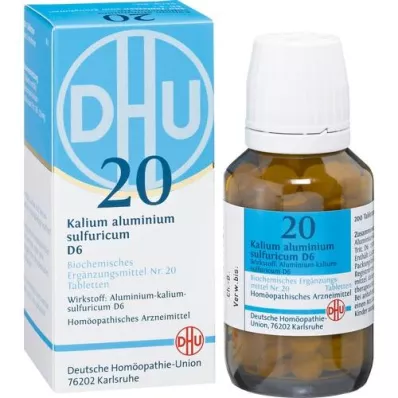 BIOCHEMIE DHU 20 Kalium alum.sulfur.D 6 Tabletten, 200 St