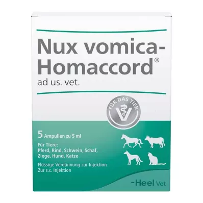 NUX VOMICA HOMACCORD ad us.vet.Ampullen, 5 St