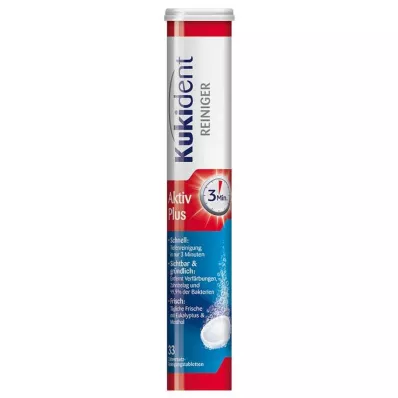 KUKIDENT Reiniger Express Aktiv Plus Tabs, 33 St