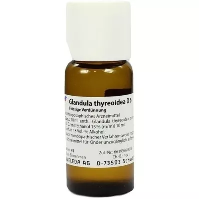 GLANDULA THYREOIDEA D 6 Dilution, 50 ml