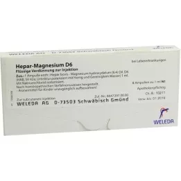 HEPAR MAGNESIUM D 6 Ampullen, 8X1 ml