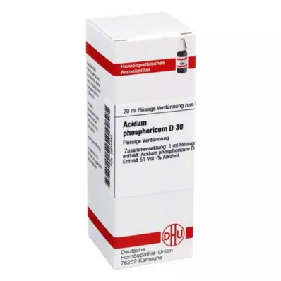 ACIDUM PHOSPHORICUM D 30 Dilution, 20 ml