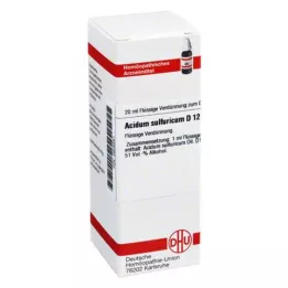 ACIDUM SULFURICUM D 12 Dilution, 20 ml