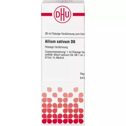 ALLIUM SATIVUM D 6 Dilution, 20 ml