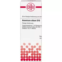 ARSENICUM ALBUM D 10 Dilution, 20 ml