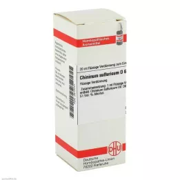 CHININUM SULFURICUM D 6 Dilution, 20 ml