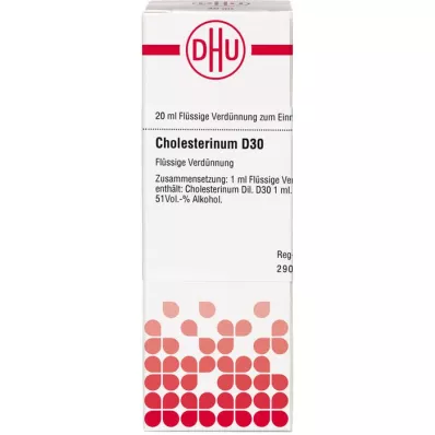 CHOLESTERINUM D 30 Dilution, 20 ml