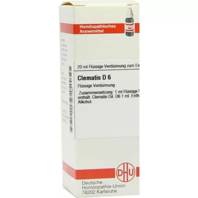CLEMATIS D 6 Dilution, 20 ml