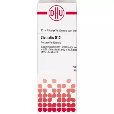 CLEMATIS D 12 Dilution, 20 ml