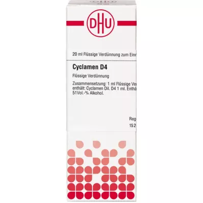 CYCLAMEN D 4 Dilution, 20 ml