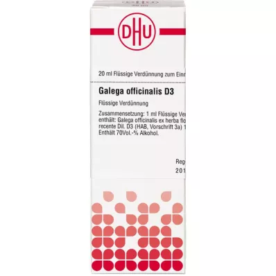 GALEGA officinalis D 3 Dilution, 20 ml