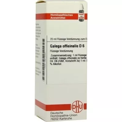 GALEGA officinalis D 6 Dilution, 20 ml