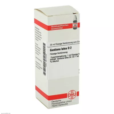 GENTIANA LUTEA D 2 Dilution, 20 ml
