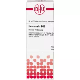 HAMAMELIS D 12 Dilution, 20 ml