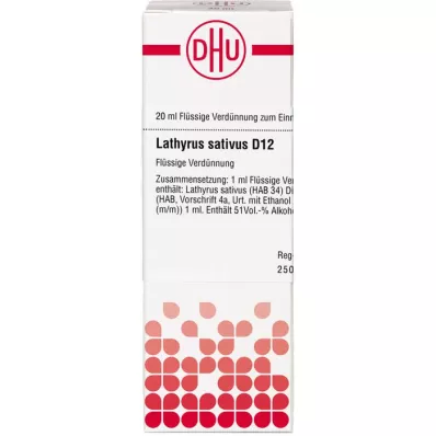 LATHYRUS SATIVUS D 12 Dilution, 20 ml