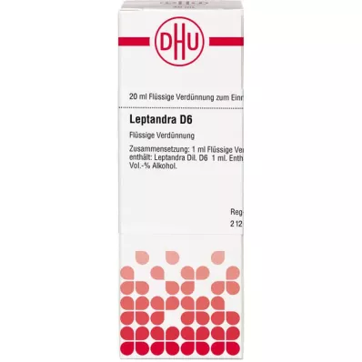 LEPTANDRA D 6 Dilution, 20 ml