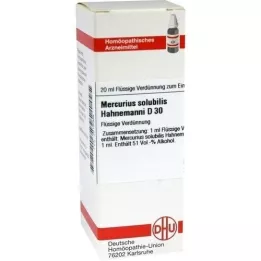 MERCURIUS SOLUBILIS Hahnemanni D 30 Dilution, 20 ml