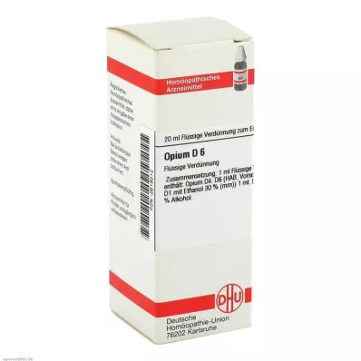 OPIUM D 6 Dilution, 20 ml