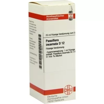 PASSIFLORA INCARNATA D 12 Dilution, 20 ml