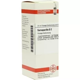 SARSAPARILLA D 2 Dilution, 20 ml