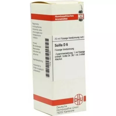 SCILLA D 6 Dilution, 20 ml SCILLA D 6 Dilution, 20 ml