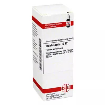 STAPHISAGRIA D 12 Dilution, 20 ml