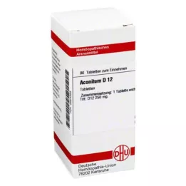 ACONITUM D 12 Tabletten, 80 St